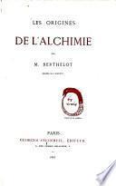 Les origines de l'alchimie