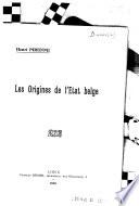 Les origines de l'état belge