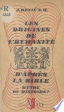 Les origines de l'humanité d'après la Bible