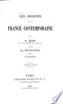 Les origines de la France contemporaine