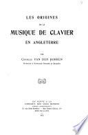 Les origines de la musique de clavier en Angleterre