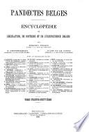 Les Pandectes belges