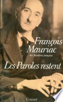 Les paroles restent