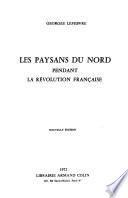 Les Paysans du Nord pendant la Révolution française