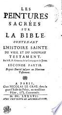 LES PEINTURES SACREES SUR LA BIBLE