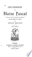 Les pensées de Blaise Pascal