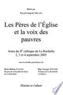Les pères de l'Église et la voix des pauvres