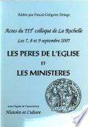 Les Pères de l'Église et les ministères