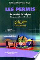 Les Permis en Matière de Religion