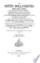Les petits bollandistes vies des saints de l'Ancien et du Nouveau Testament d'apres le Père Giry