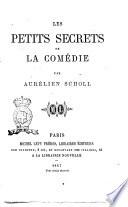 Les petits secrets de la comédie