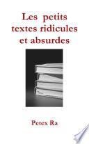 Les petits textes ridicules et absurdes