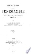 Les peuplades de la Sénégambie