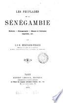 Les peuplades de la Sénégambie