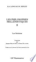 Les philosophes hellénistiques: Les Stoïciens