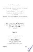 Les plantes médicinales du Cambodge, du Laos et du Viêtnam