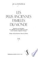 Les plus anciennes familles du monde