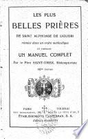 Les plus belles prières de Saint Alphonse de Liguori