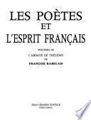 Les poètes et l'esprit français