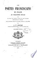 Les poëtes franciscains en Italie au treizième siècle