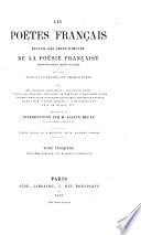 Les poëtes franc̜ais: Troisième période: de Boileau à Lamartine