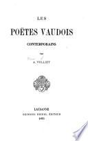 Les poëtes vaudois contemporains
