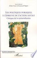 Les politiques publiques à l'épreuve de l'action locale
