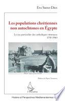 Les populations chrétiennes non autochtones en Égypte