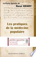 Les pratiques de la médecine populaire