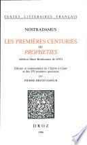 Les premières centuries, ou, Propheties