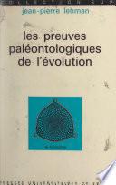 Les preuves paléontologiques de l'évolution