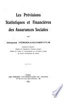 Les prévisions statistiques et financières des assurances sociales