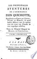 LES PRINCIPALES AVENTURES DE L ́ADMIRABLE DON QUICHOTTE.