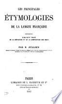 Les principales étymologies de la langue française