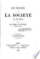 Les Principes de la société au XIXe siècle