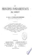 Les principes fondamentaux du droit