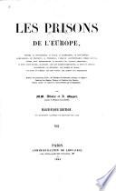 Les prisons de l'Europe