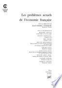 Les problèmes actuels de l'économie française