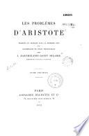 Les problèmes d'Aristote