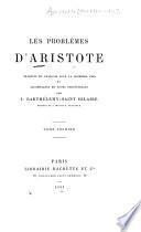 Les problèmes d'Aristote