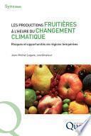 Livre Les productions fruitières à l’heure du changement climatique