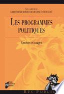 Les programmes politiques