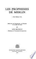 Les prophésies de Merlin (Cod. Bodmer 116)
