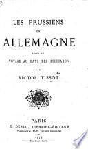 Les Prussiens en Allemagne