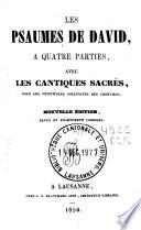 Les Psaumes de David à quatre parties