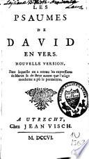 Les psaumes de David en vers
