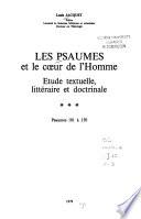Les psaumes et le coeur de l'homme