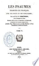 Les Psaumes traduits en Français