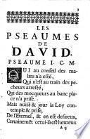 Les pseaumes de David