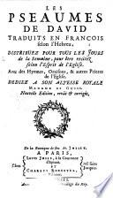 LES PSEAUMES DE DAVID